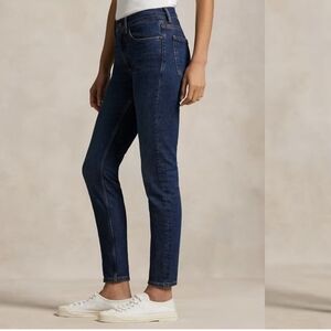 Polo Ralph Lauren Mid-Rise Super-Slim Jean 27 In Celebes Wash
